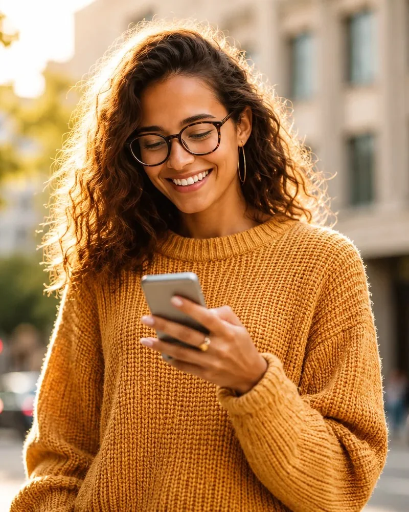 Person reviewing a legitimate Personify personal loan offer online
